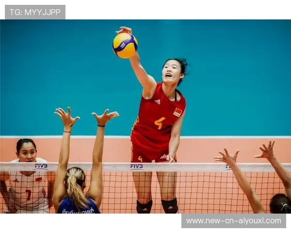 中国女排快攻配合打得行云流水